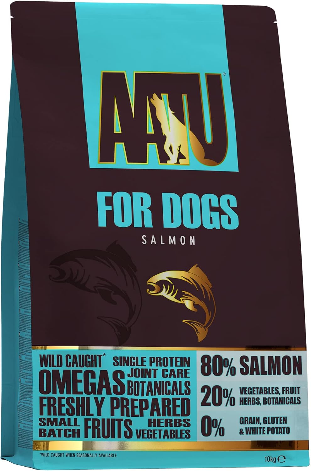 AATU Cibo Secco per Cani, Cibo Secco per Cani 80/20 con Pollo, Cibo per Cani Senza Cereali ad Alto Contenuto Proteico, Alimento Naturale per Cani Adulti di Tutte le Razze, 1,5 kg