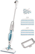 Black+Decker Pulitore a vapore Steam Mop Deluxe FSM1630 / Mop a vapore verticale per pavimenti duri sigillati/Pulizia dei pavimenti con panno in microfibra lavabile / Piede rimovibile ruotabile a 180° / 1600W