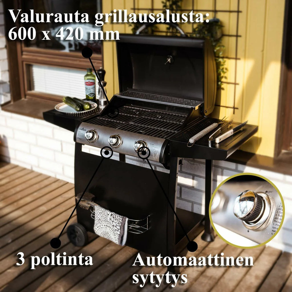 Limousin Gasgrill Classic 3