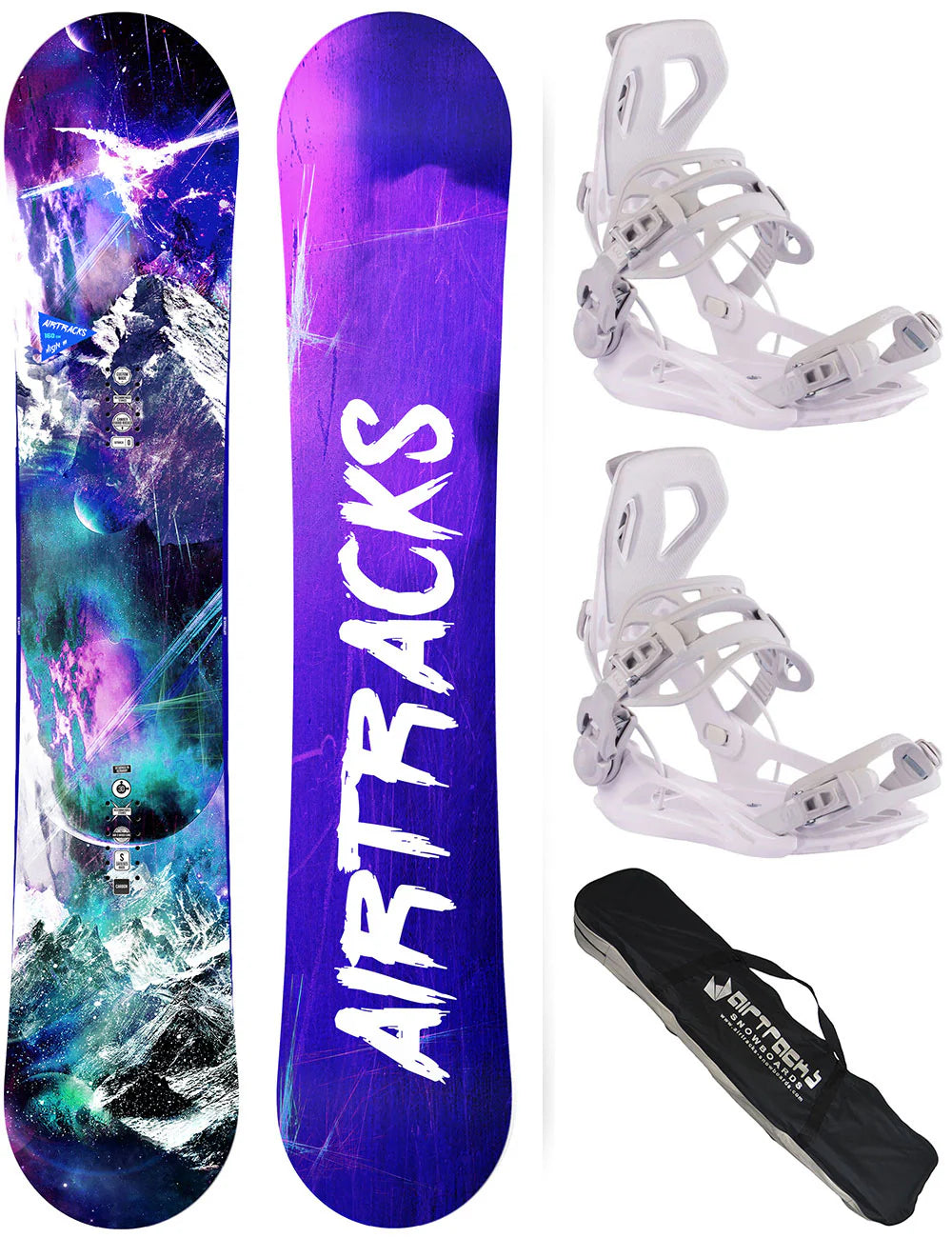 Set snowboard da donna High M Carbon Hybrid Rocker + attacchi snowboard Master Pro W + borsa SB