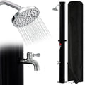 Sonnewelt Solardusche mit Duschkopf, Fudusche und Schutzabdeckung 20L