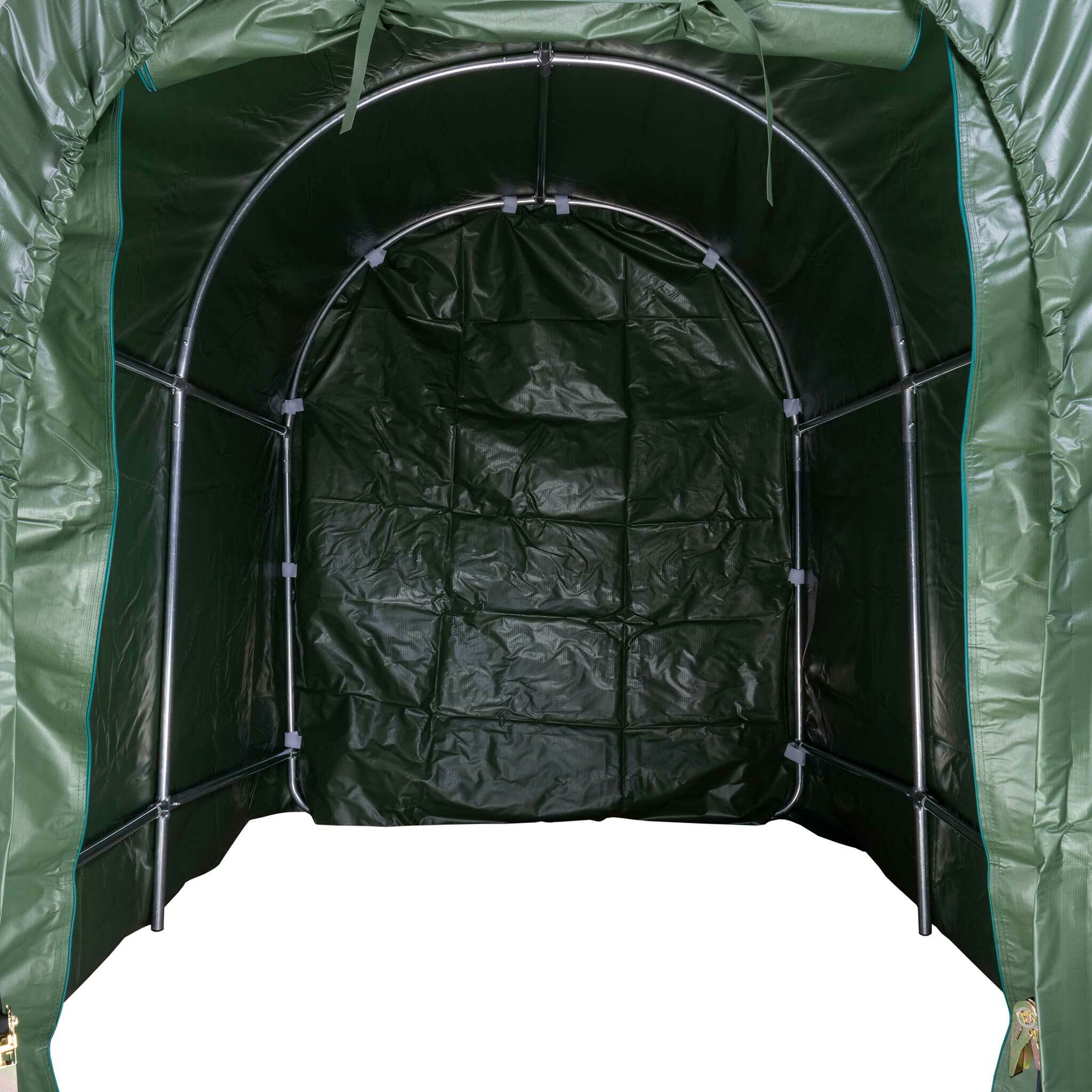 Fornorth Tenda di stoccaggio 1.6x2.4m, verde militare