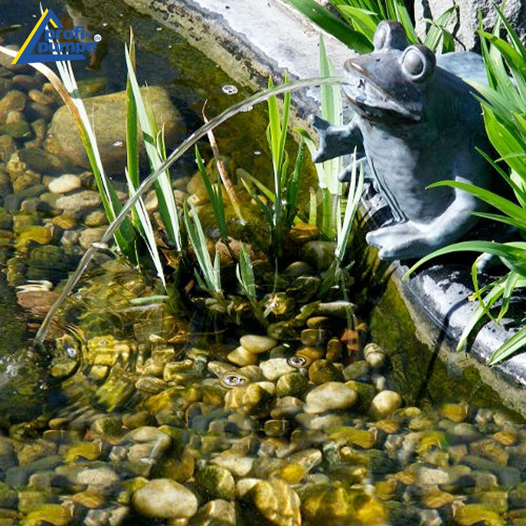 Fontana Solare da Giardino, Fontana a Cascata Classica per Giardino, Luci da Giardino, Pompa per Laghetto per Terrazza, Balcone, Modello Migliorato con Funzione di Avvio Istantaneo della Pompa