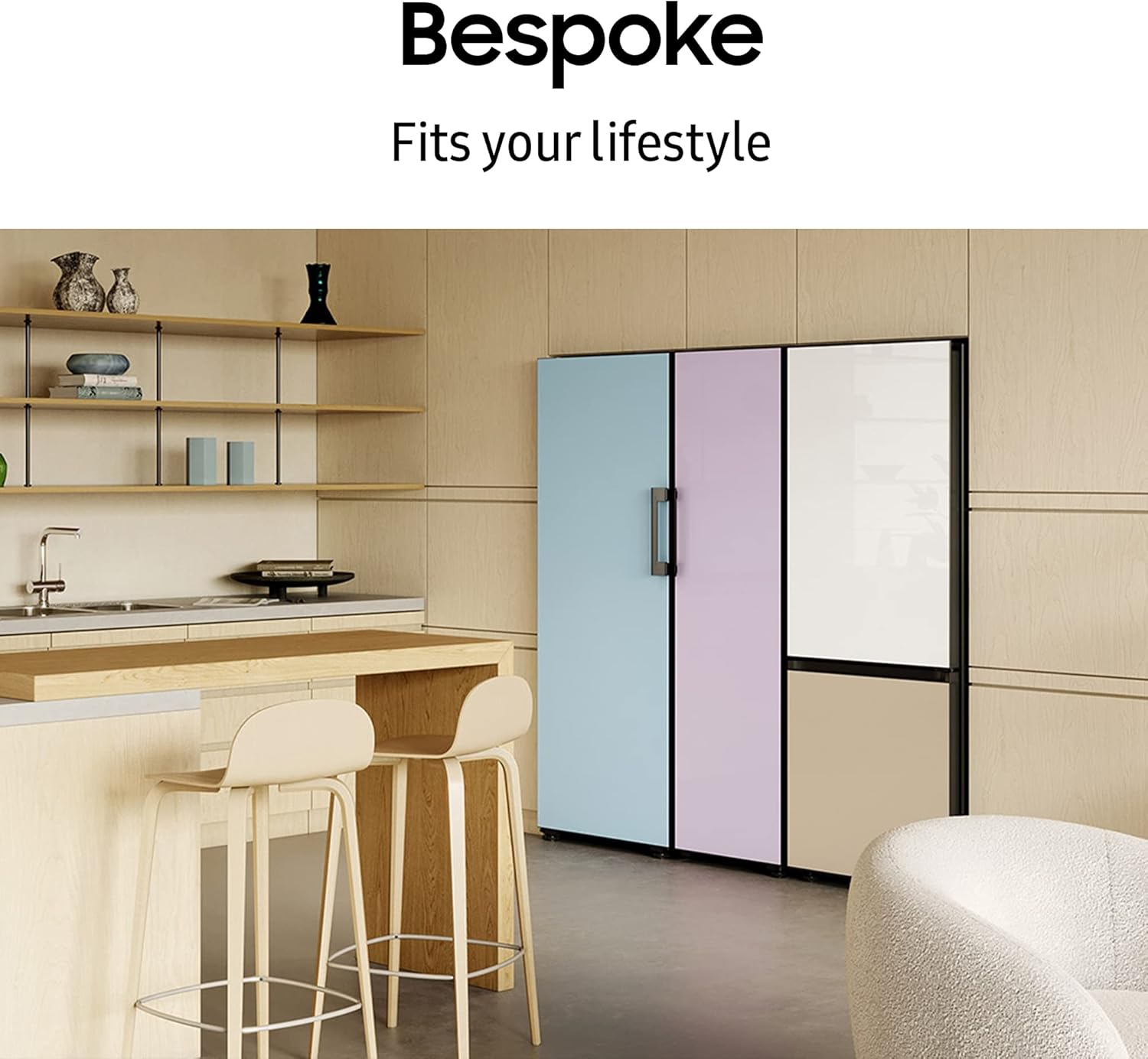 / RL38A7B5BS9/EG / Fridge and Freezer Combination / 203 cm Height.
