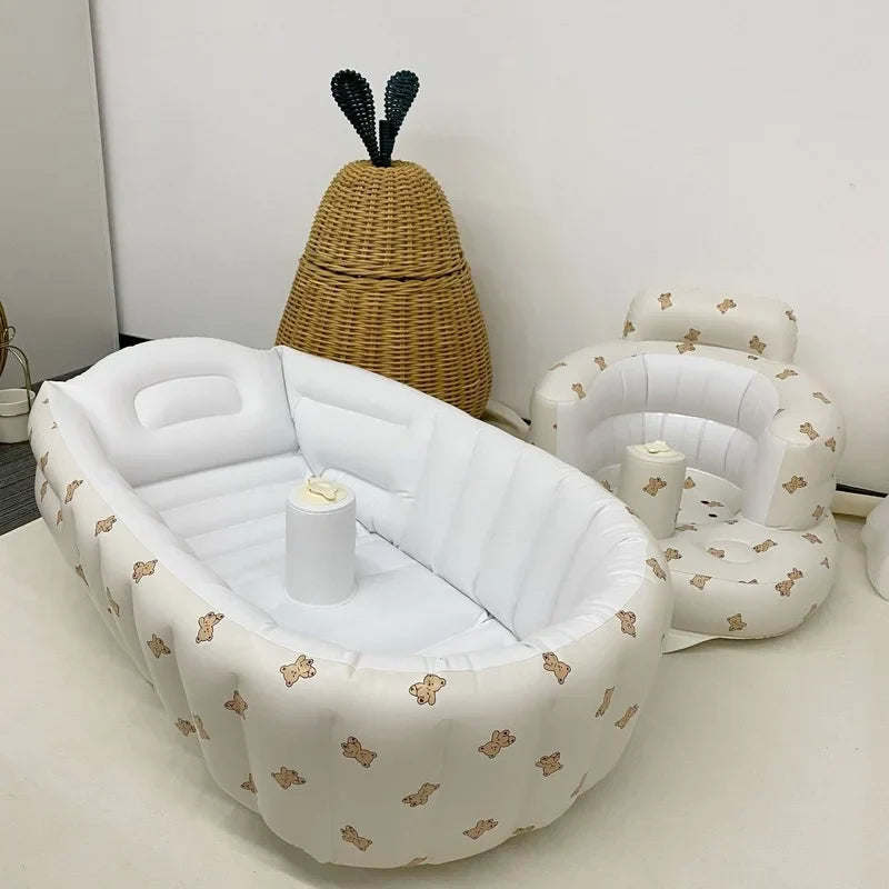 Blow Up Baby Bath - für kleine Wasserratten - Aufblasbare Babywanne