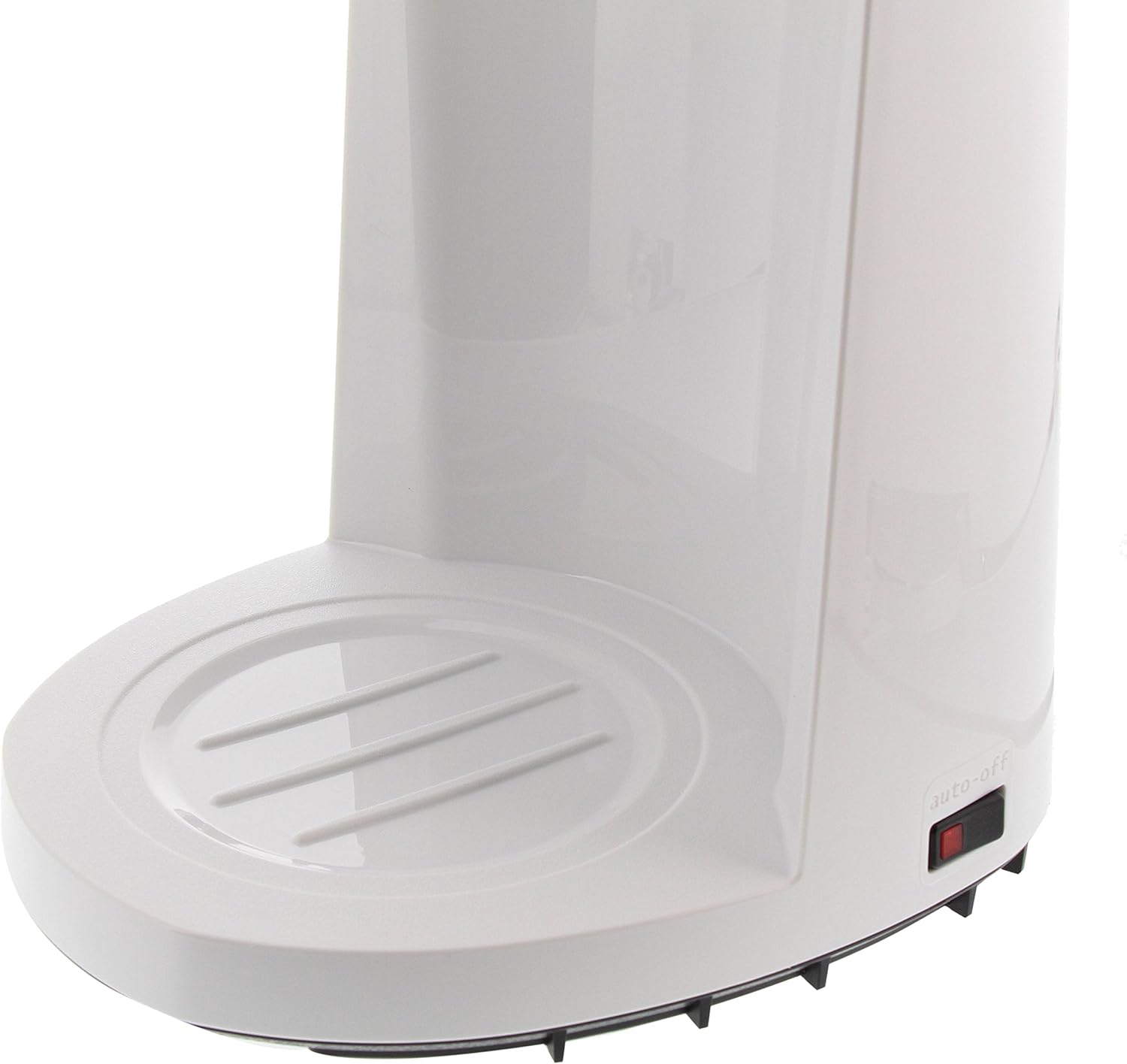 Melitta Enjoy - Macchina da caffè con filtro - con caraffa termica - sistema antigoccia - 8 tazze - bianco (1017-05)
