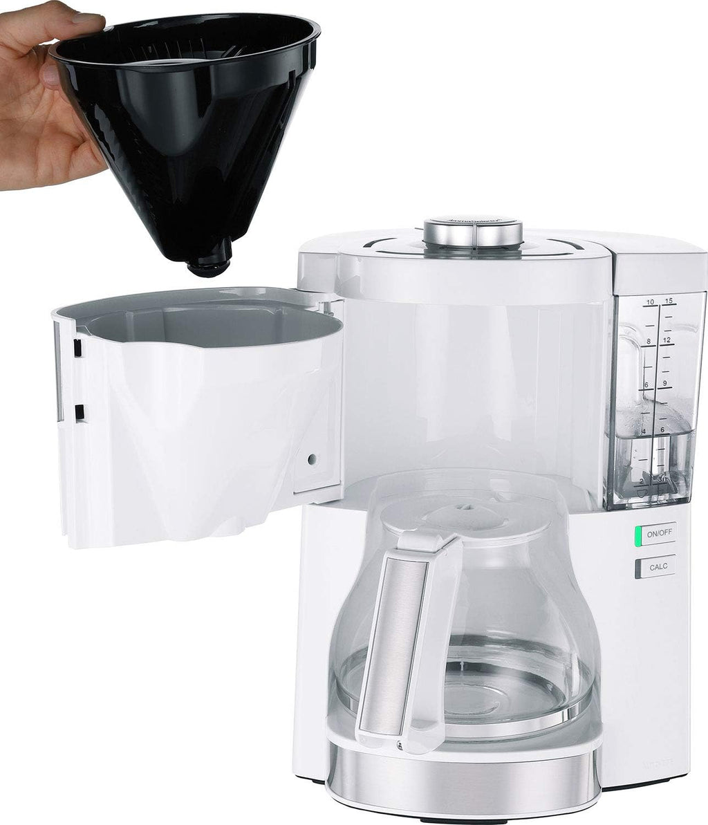 Melitta Look Perfection - Macchina da caffè con filtro - con caraffa termica - sistema antigoccia - 10 tazze - Nera (1025-16)