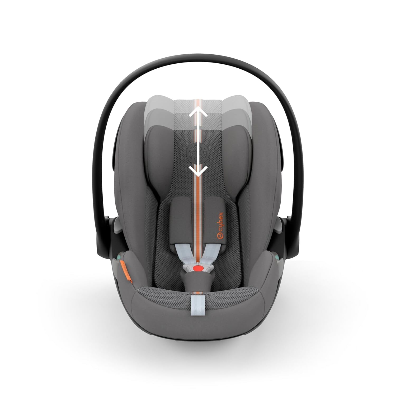 CYBEX Gold Seggiolino auto Cloud G i-Size Plus, Include riduttore per neonato, Dalla nascita fino a ca. 24 mesi, Per bambini da 40 cm a 87 cm, Max. 13 kg, Lava Grey