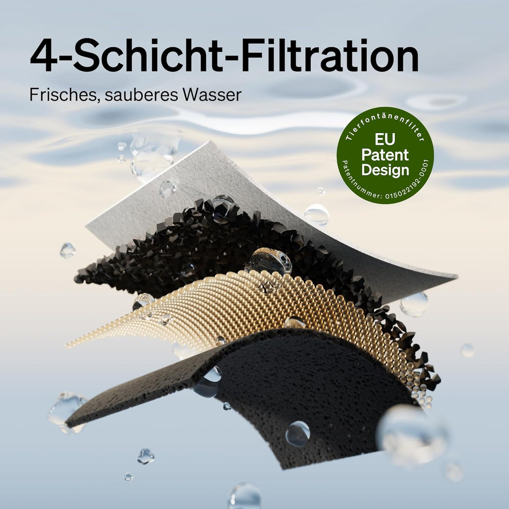 PETLIBRO Katzenbrunnen RFID-Haustieridentifikation Trinkbrunnen für Katze, 3L Dockstream App-Überwachung Katzentrinkbrunnen, Mehrere Haustiere Hydrationsüberwachung, mit Halsband-Tag, 2,4 Ghz Wi-Fi
