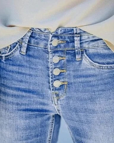 Lozenda - High-waisted jeans