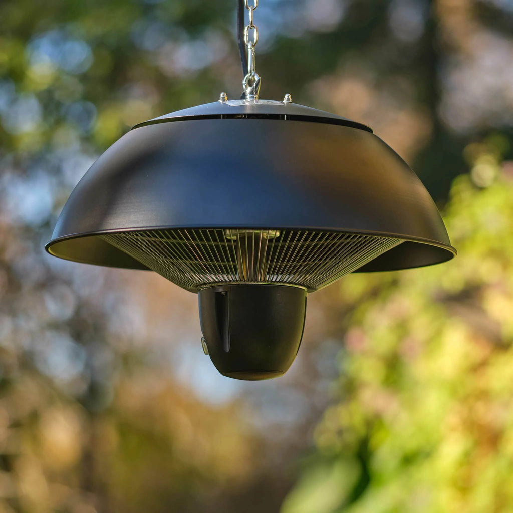 Fornorth Heizstrahler Riscaldatore da soffitto Originale 1500W con telecomando, nero