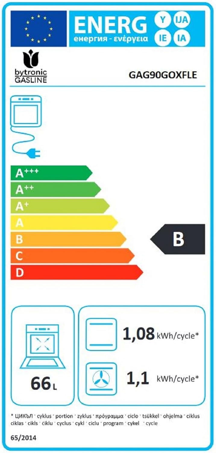 Gasline Gas Standherd con armadio per bombole 90cm GAG90GOXFL, 5 fuochi Sabaf, accensione elettrica e termocoppia di sicurezza Propan GPL…