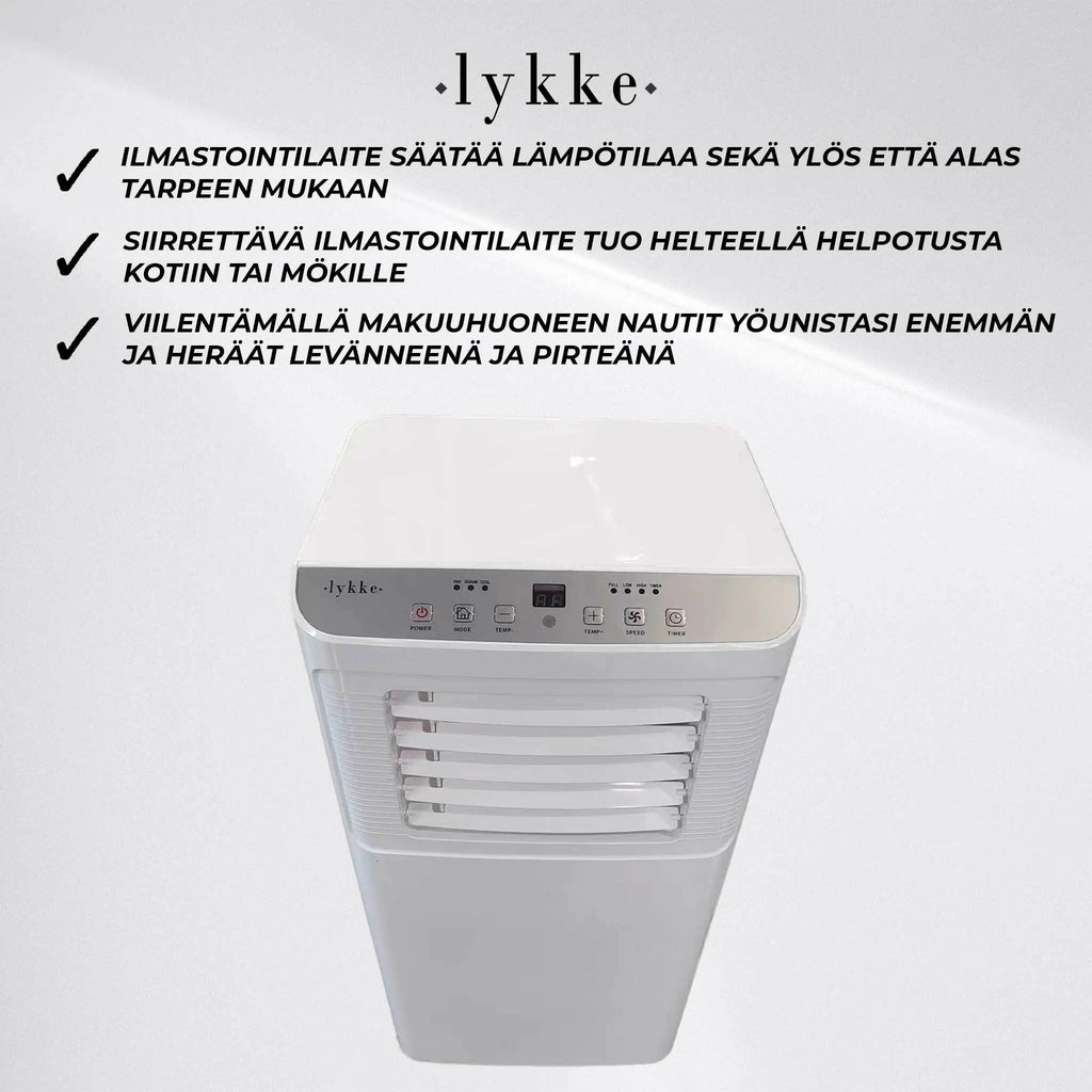 Lykke Tragbare Klimaanlage Pro 2500, 7000BTU