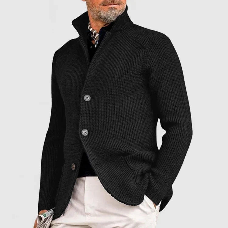 Giacca da uomo con bavero elegante e taschino a maglia