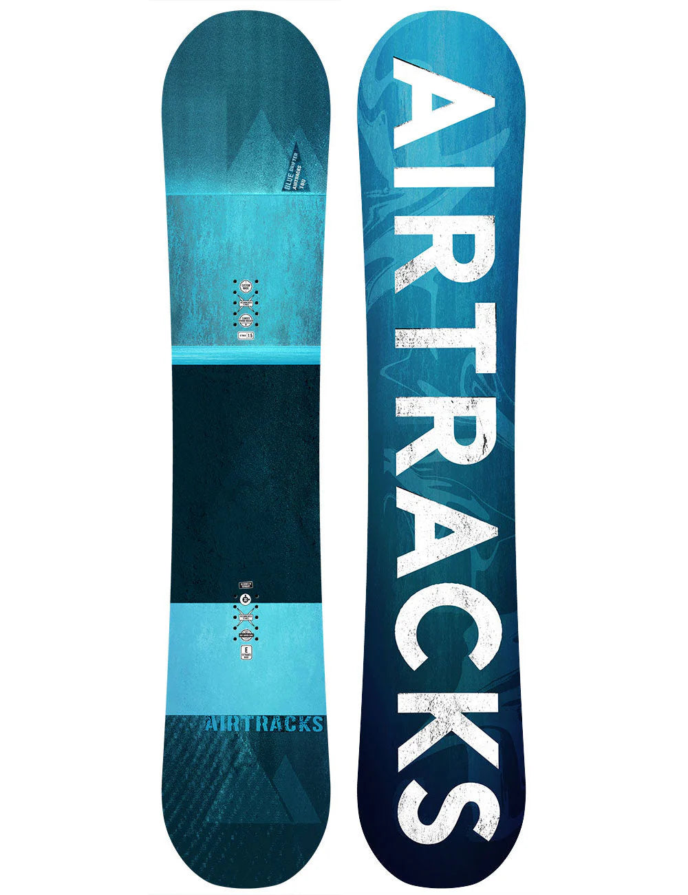 Blue Drifter Snowboard Hybrid Rocker Wide Setprodukt