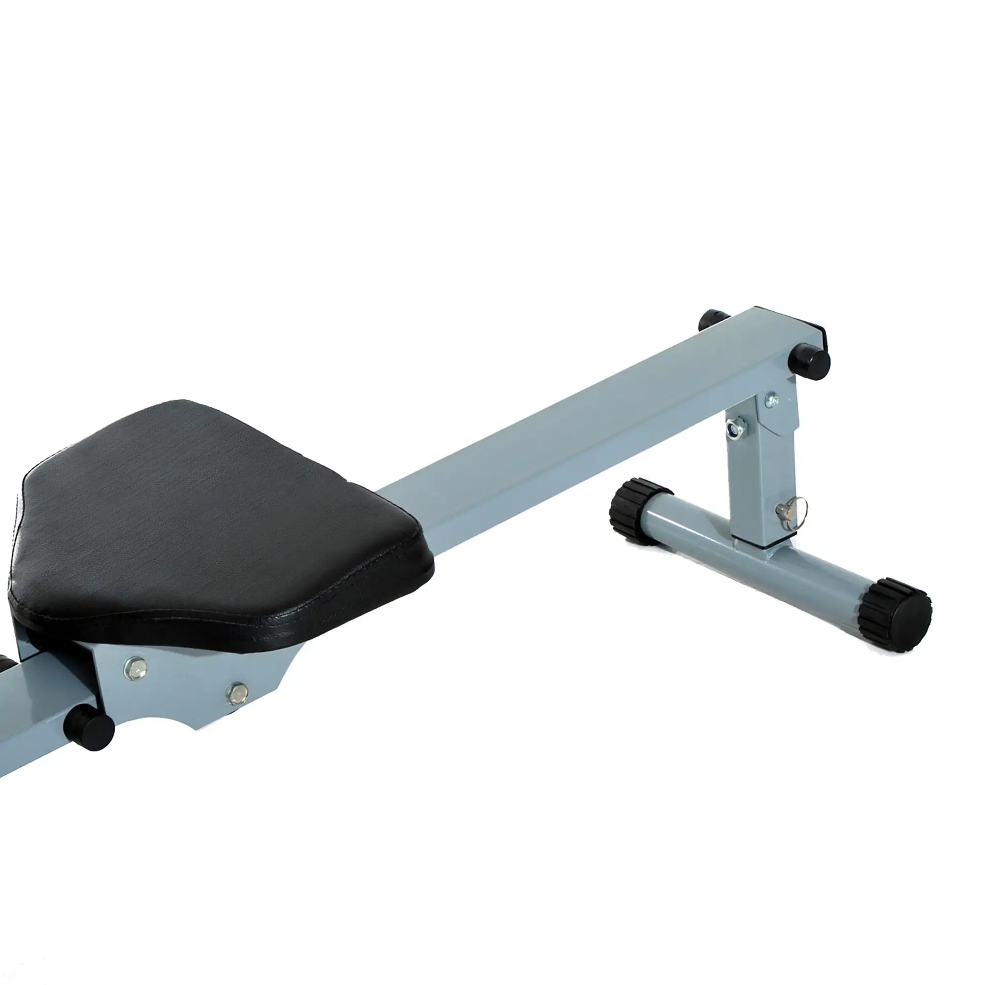 HOMCOM Vogatore Pieghevole Attrezzo Fitness con Display LCD e Resistenza Regolabile