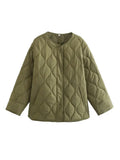 Lssige lockere Winterjacke