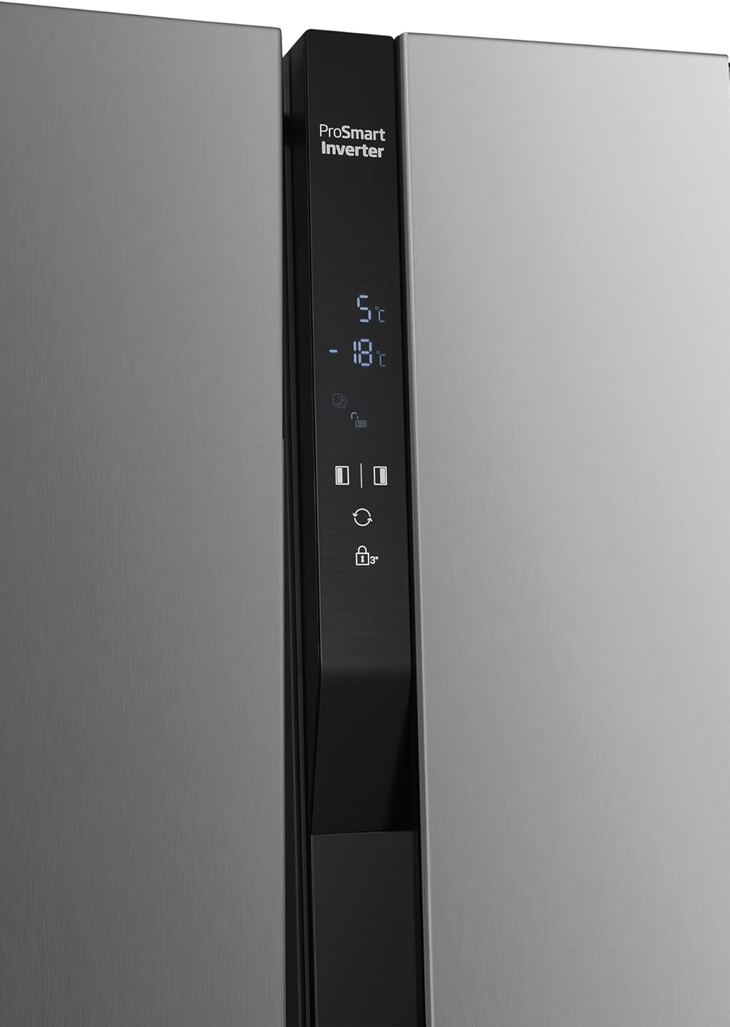Beko GNO5322WDXPN Side-by-Side, frigorifero, congelatore, volume totale 532 l, vano frigorifero 347 litri, vano congelatore 185 litri, display multifunzione, NoFrost, dispenser acqua, acciaio inossidabile