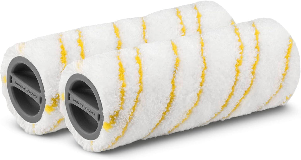 Kärcher Lavapavimenti elettrico EWM 2, lavapavimenti senza fili con 2 rulli in microfibra rotanti, durata della batteria: circa 20 min, capacità di superficie per carica della batteria: circa 60 m², bianco