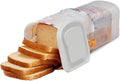 Tlilyy Scatola di pane trasparente in plastica, porta toast per la conservazione della freschezza con coperchio, contenitore per il pane croccante, contenitore per la conservazione del pane, facile da usare A
