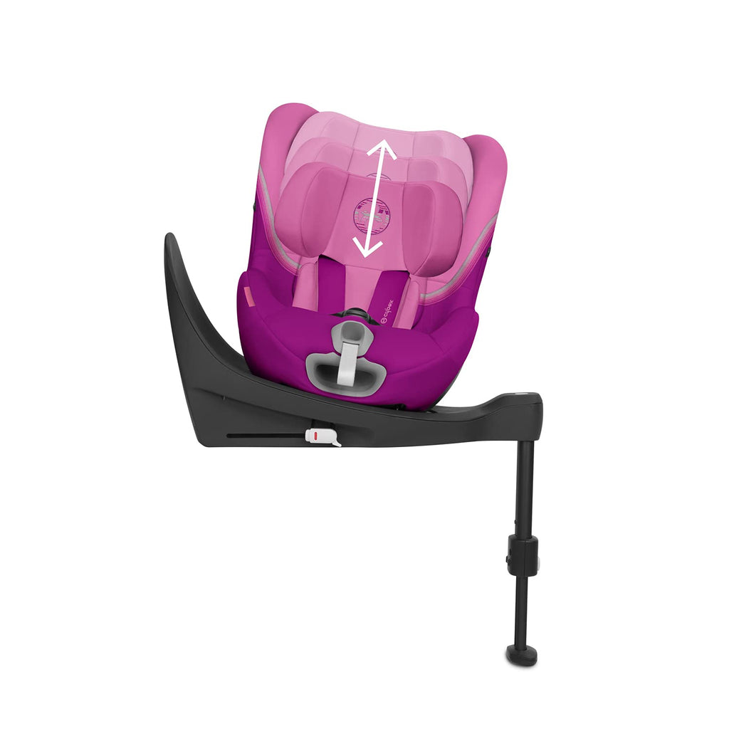 CYBEX Gold Kinder-Autositz Sirona S2 i-Size, Ab ca. 3 Monaten bis 4 Jahren, Max. 18 kg, SensorSafe kompatibel, Granite Black