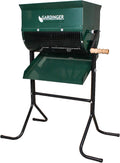 GARDINGER Setaccio fine per compost, in lamiera d'acciaio verniciata con mandrino rotante, setaccio per compost, setaccio a rulli, compostiera fine