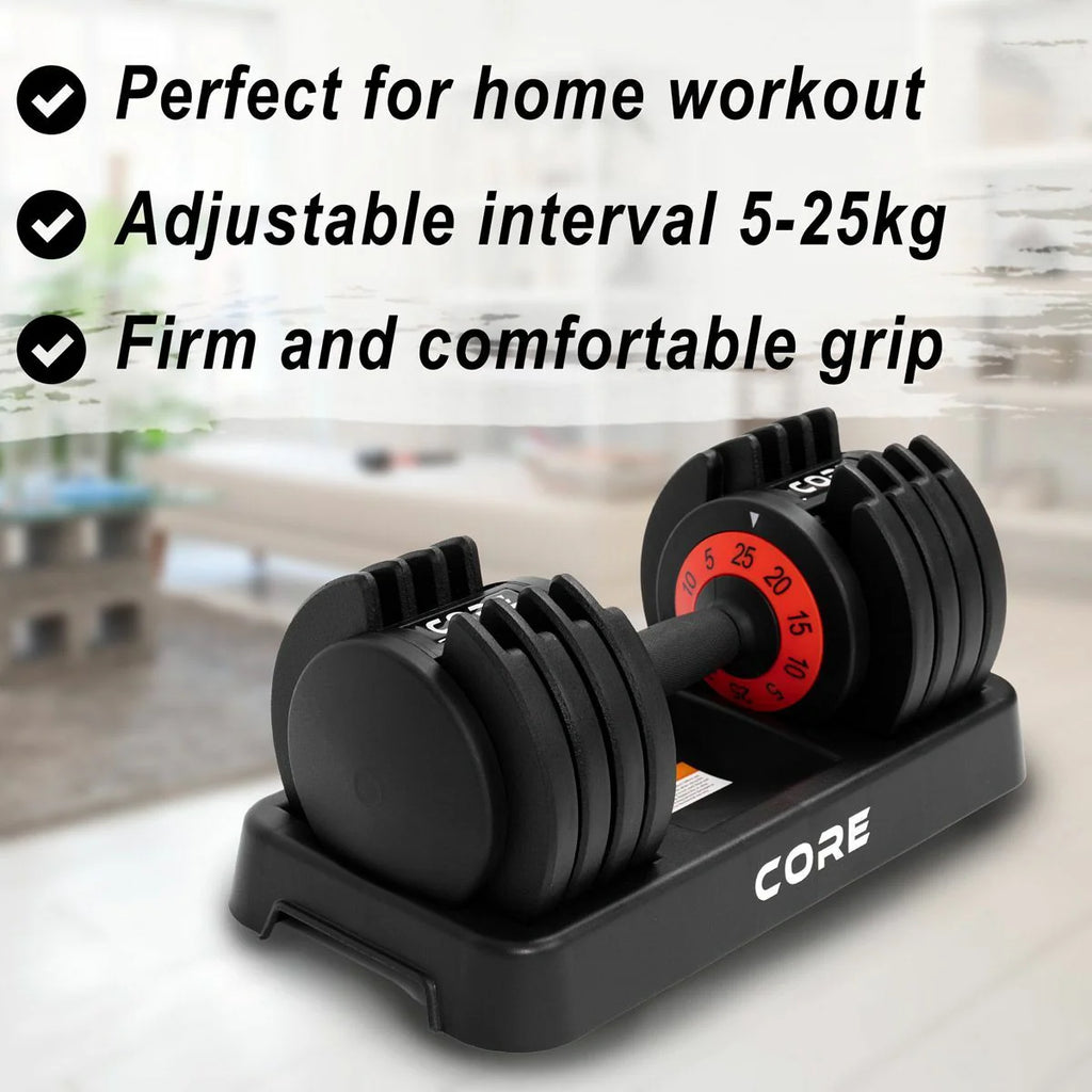 Core Verstellbare Kurzhantel 25 kg