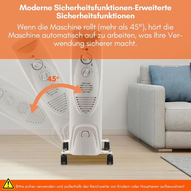 Sonnewelt lradiator Elektroheizung mit Thermostat 2500W
