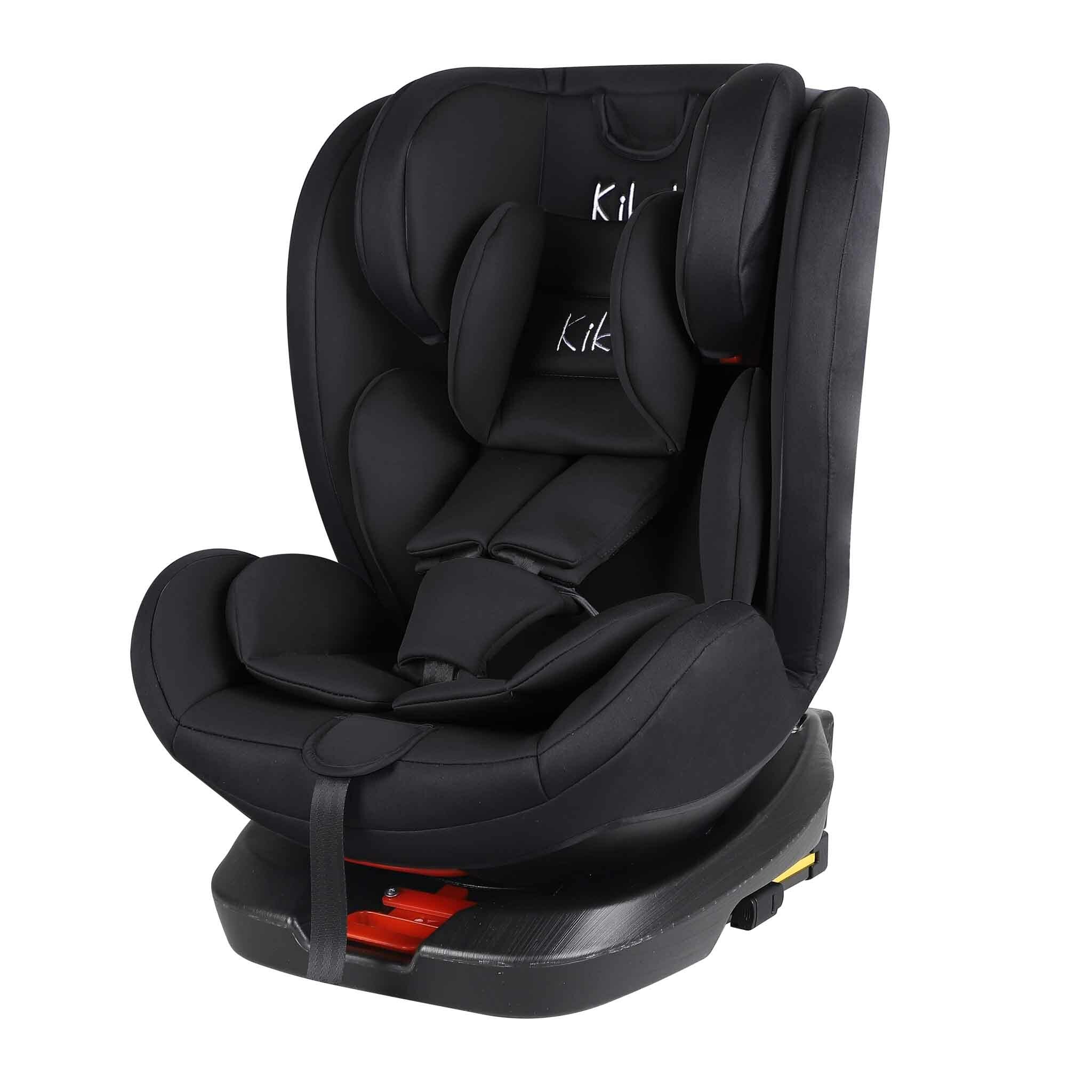 Kikid Kindersitz & Babytrage 0-36 kg, Premium Black Edition