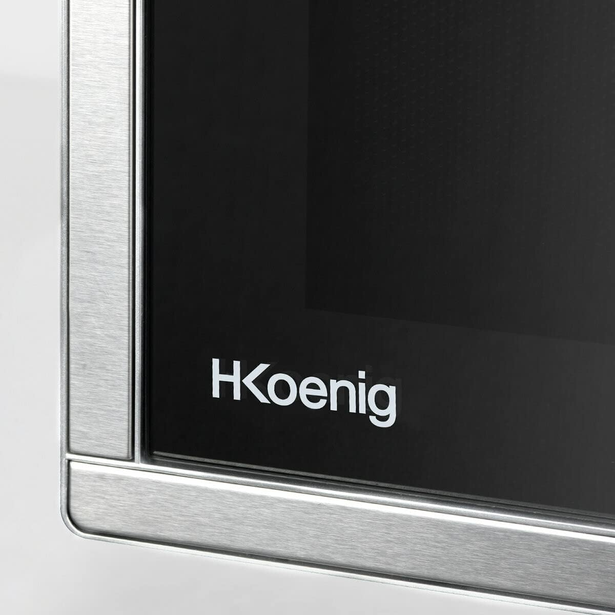 H.Koenig Microonde e Grill 2 in 1 VIO9, 25L, Piatto Girevole 27cm, 10 Livelli di Cottura fino a 1000W, Scongelamento, Cottura Combinata, Display LCD