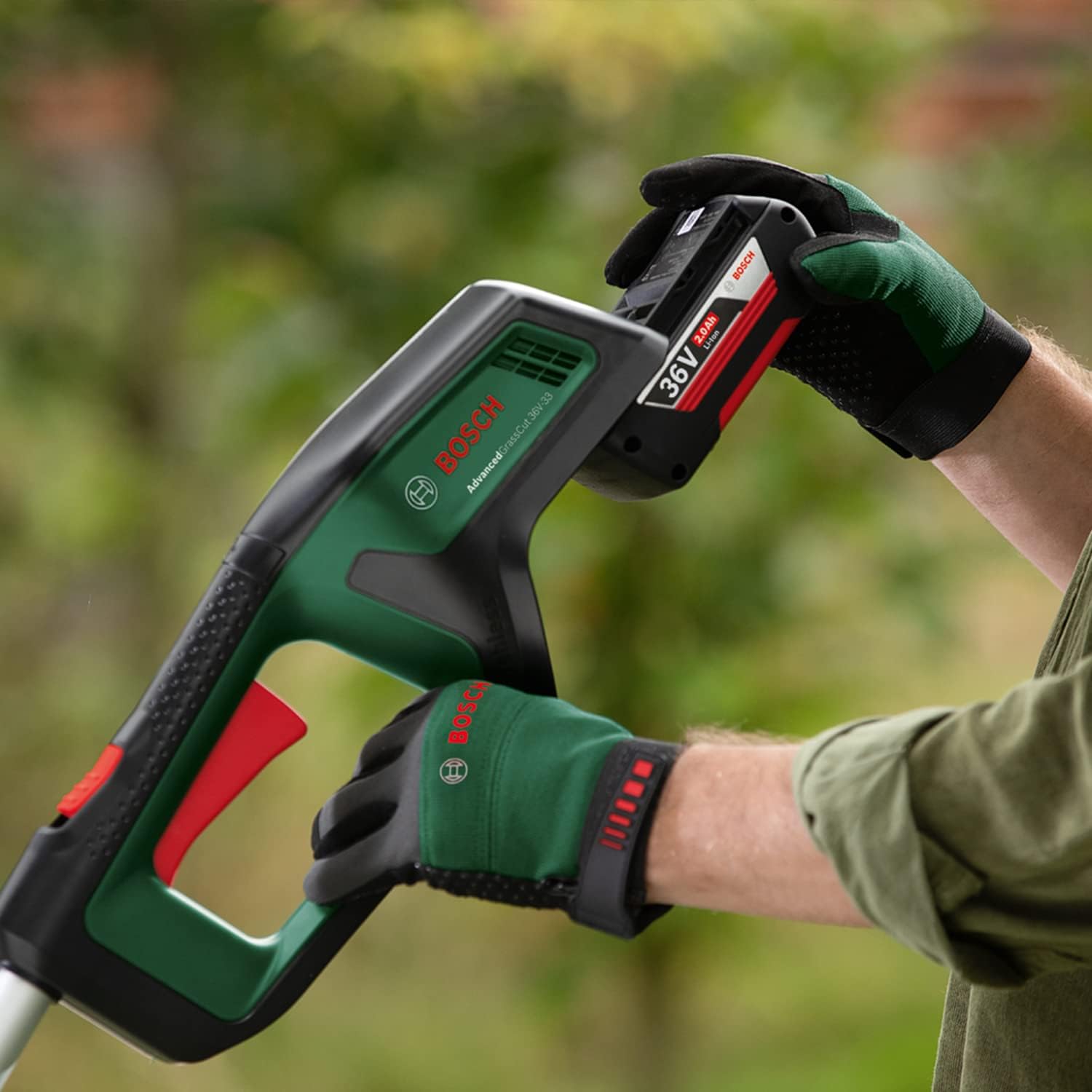 Bosch Akku Rasentrimmer AdvancedGrassCut 36 (1 Akku, 36 Volt System, im Karton)