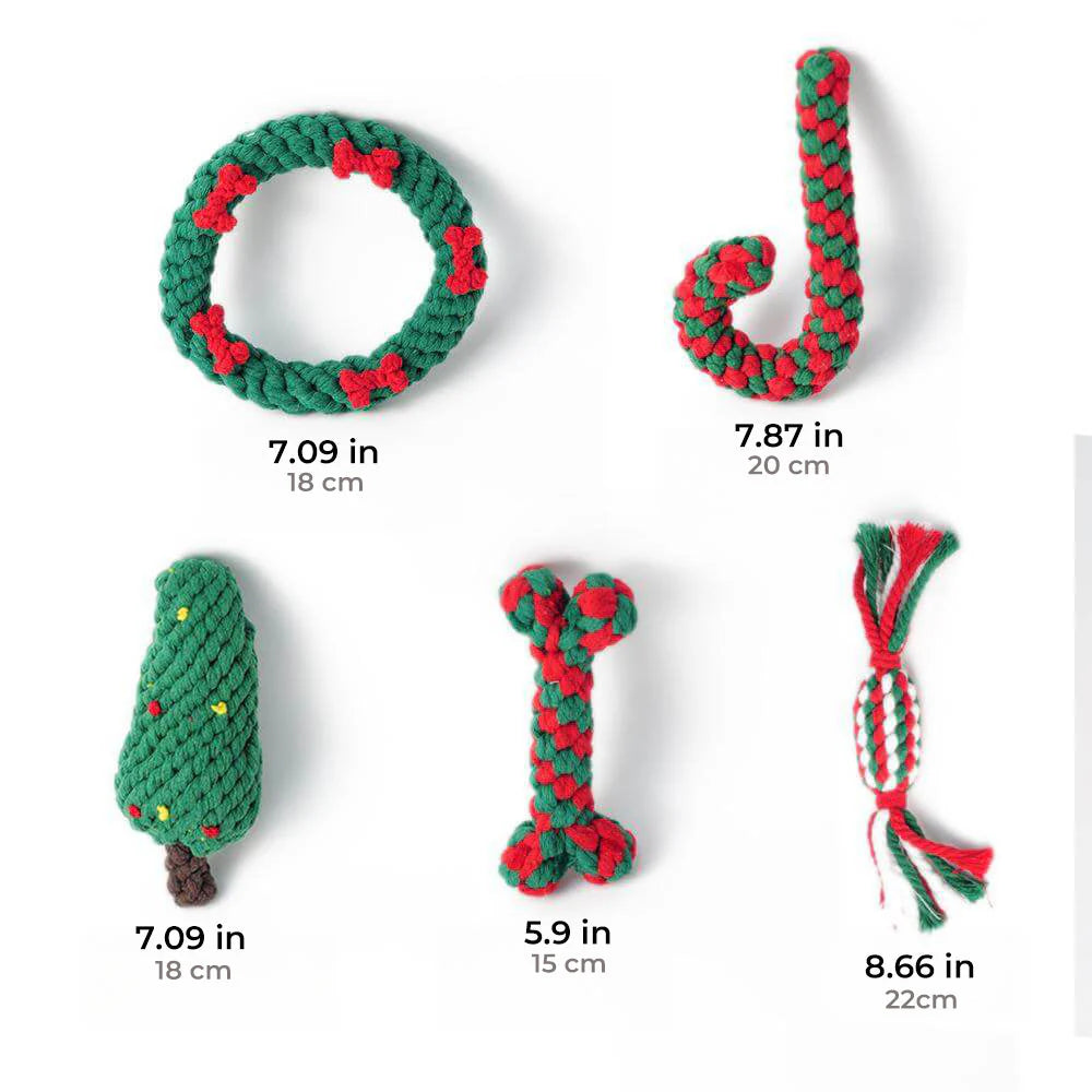RopeFun – Festliche Kauspielzeuge für Hunde mit zustzlicher Zahnpflegefunktion