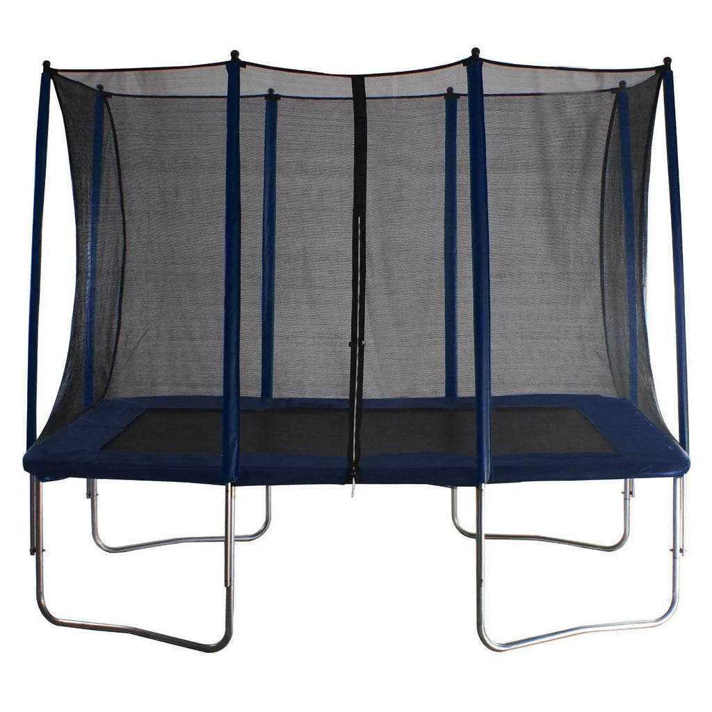 React Trampolino rettangolare 213x335 cm con rete di sicurezza