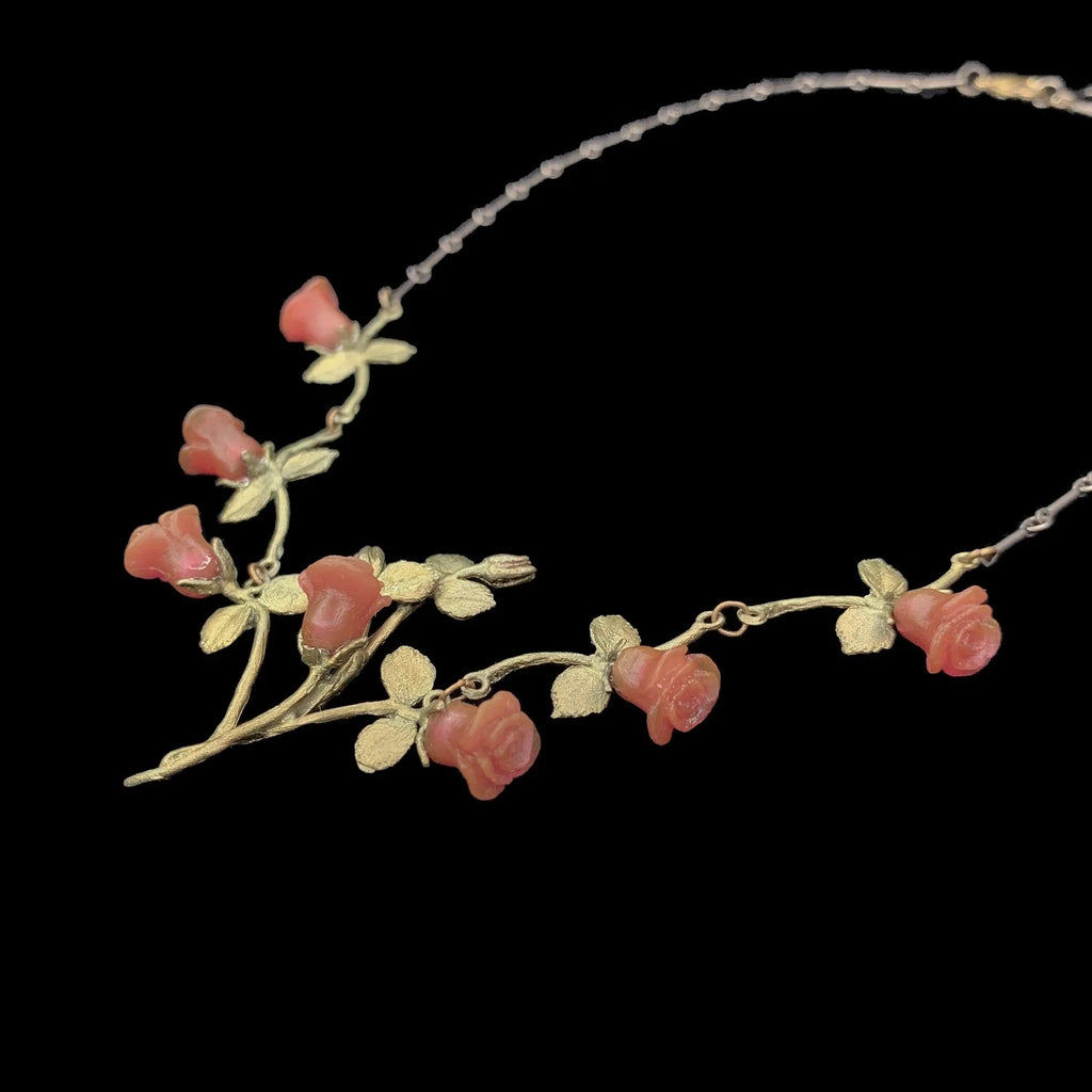 Collana Rosa Rossa - Piccoli Fiori