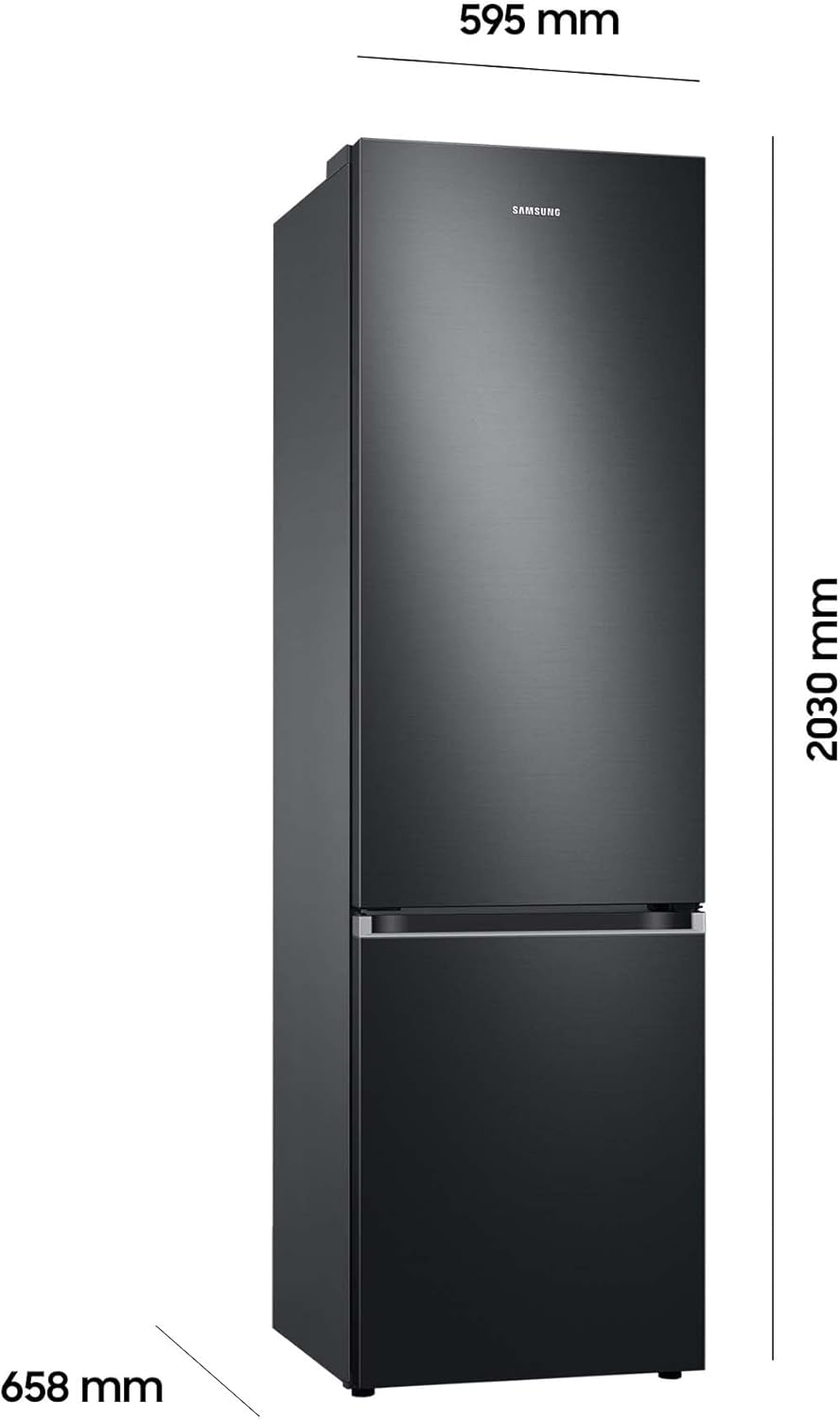 / RL38A7B5BS9/EG / Fridge and Freezer Combination / 203 cm Height.