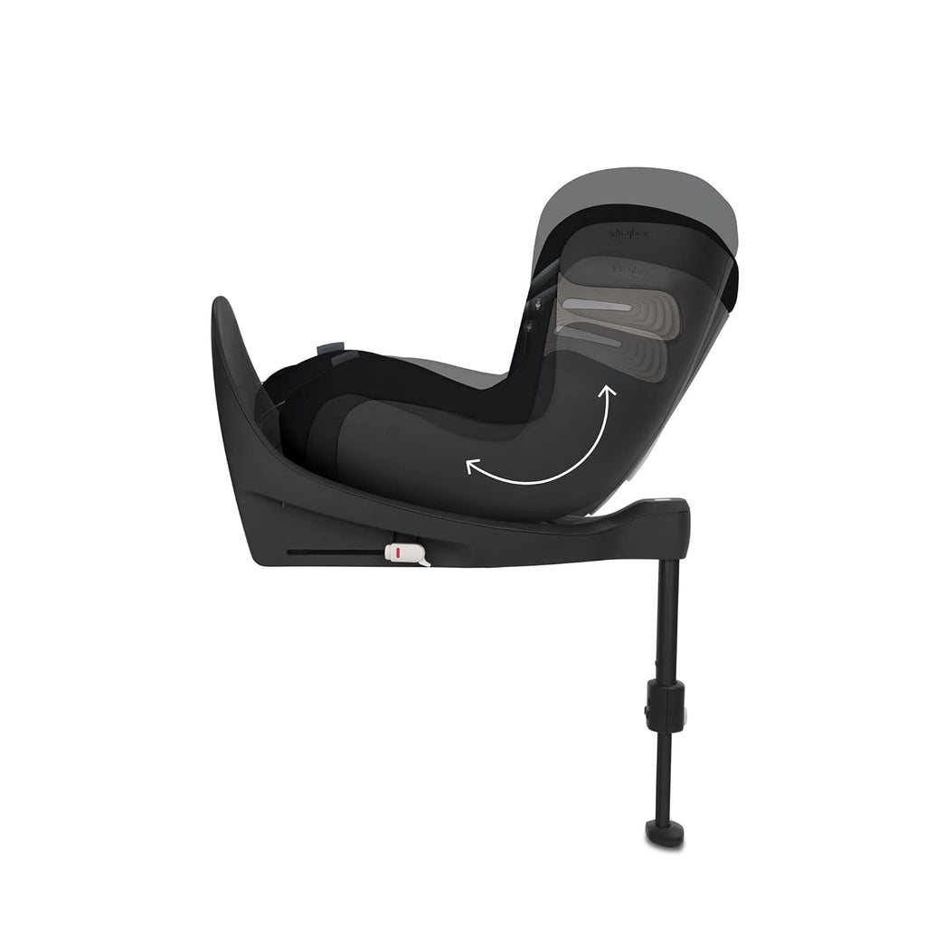 CYBEX Gold Kinder-Autositz Sirona S2 i-Size, Ab ca. 3 Monaten bis 4 Jahren, Max. 18 kg, SensorSafe kompatibel, Granite Black