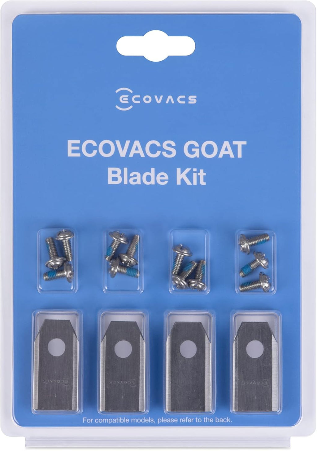 ECOVACS GOAT G1-800 Robot rasaerba senza cavo perimetrale 800㎡, robot tosaerba con localizzazione multifusione TrueMapping, evitamento ostacoli, gestione a 16 zone, pendenza del 45%, videomanager