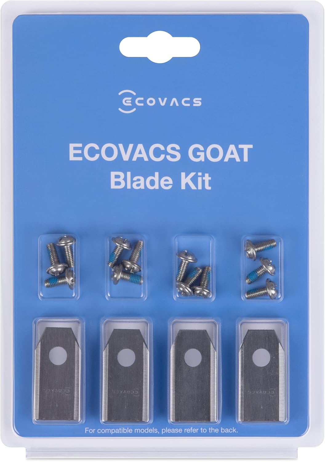 ECOVACS GOAT G1-800 Robot rasaerba senza cavo perimetrale 800㎡, robot tosaerba con localizzazione multifusione TrueMapping, evitamento ostacoli, gestione a 16 zone, pendenza del 45%, videomanager