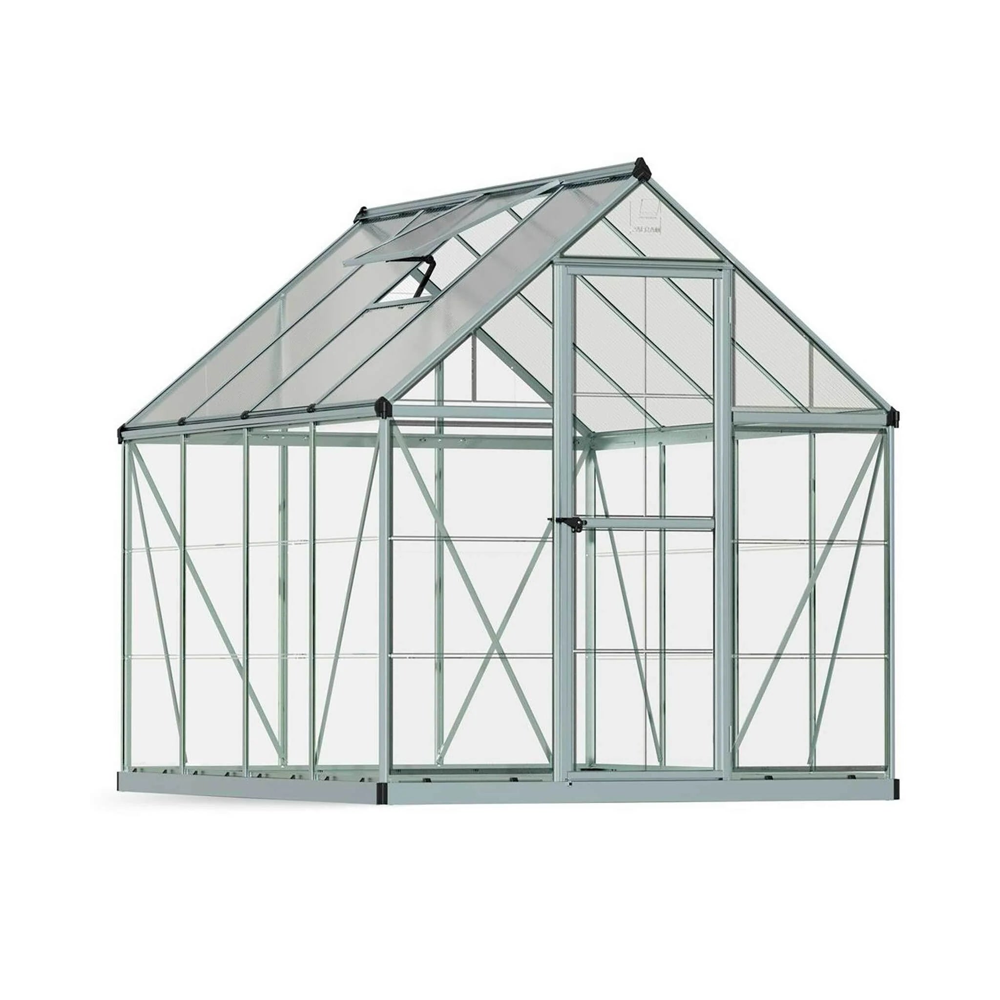 Palram-Canopia Gewchshaus Hybrid, 4,6m, 6x8, silber