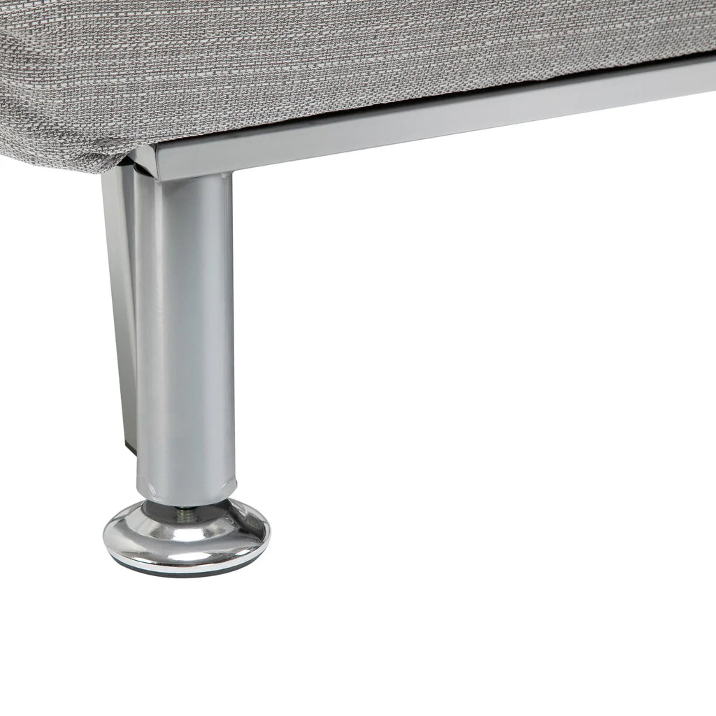 HOMCOM Poltrona Letto 2-in-1 con Schienale Regolabile