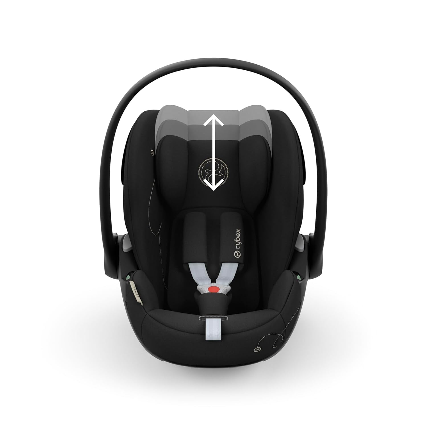CYBEX Gold Seggiolino auto Cloud G i-Size Comfort, con riduttore per neonato, dalla nascita a circa 24 mesi, per bambini da 40 cm a 87 cm, max. 13 kg, Moon Black