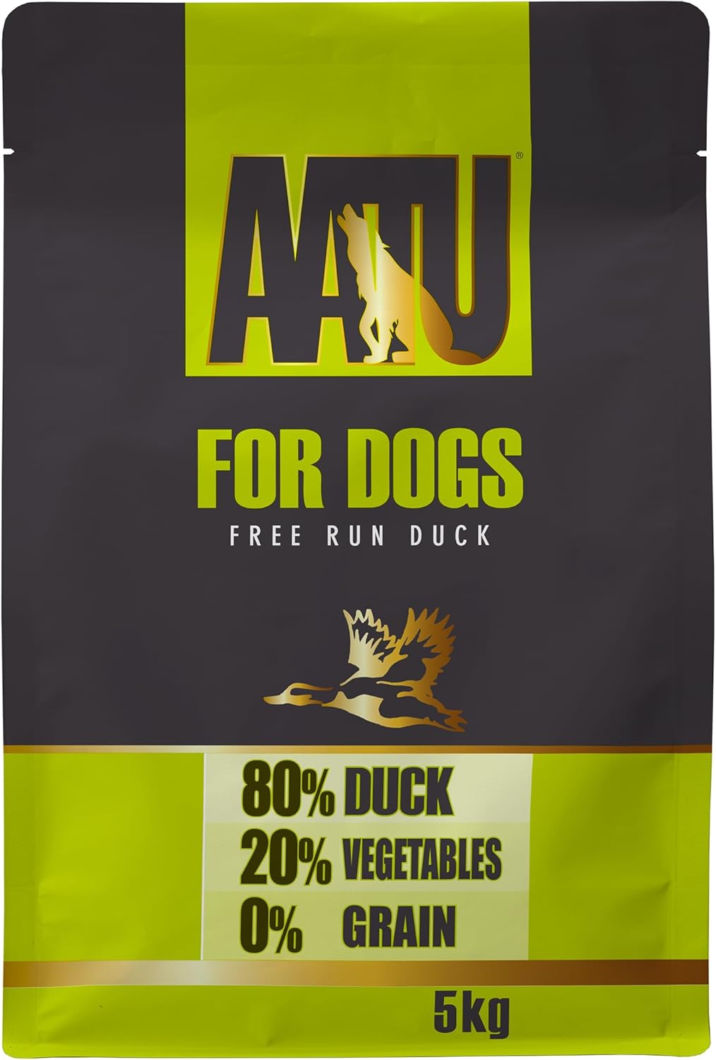 AATU Trockenfutter für Hunde, 80/20 Hundetrockenfutter mit Hühnerfleisch, Hundefutter Getreidefrei mit Hohem Proteingehalt, Natürliche Tiernahrung für Ausgewachsene Hunde Aller Rassen, 1,5 kg