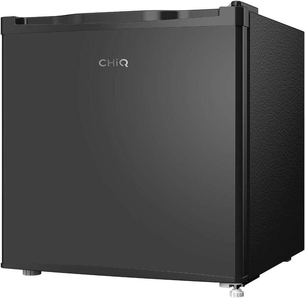 CHIQ Mini Bar Fridge 46 L, Mini Fridge, 49.6 x 47.4 x 44.7 cm (H x W x D), E Energy Consumption 80 kWh per Year, Very Quiet 39 dB
