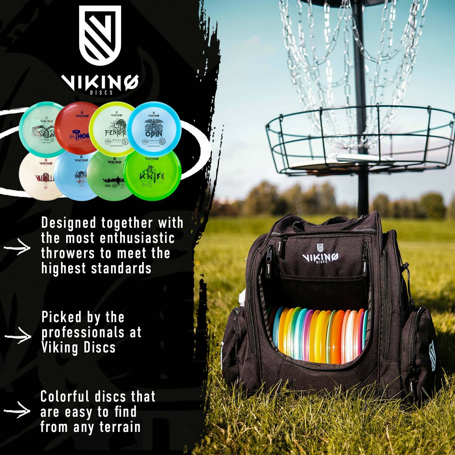 Set da torneo Viking Discs (8 dischi)