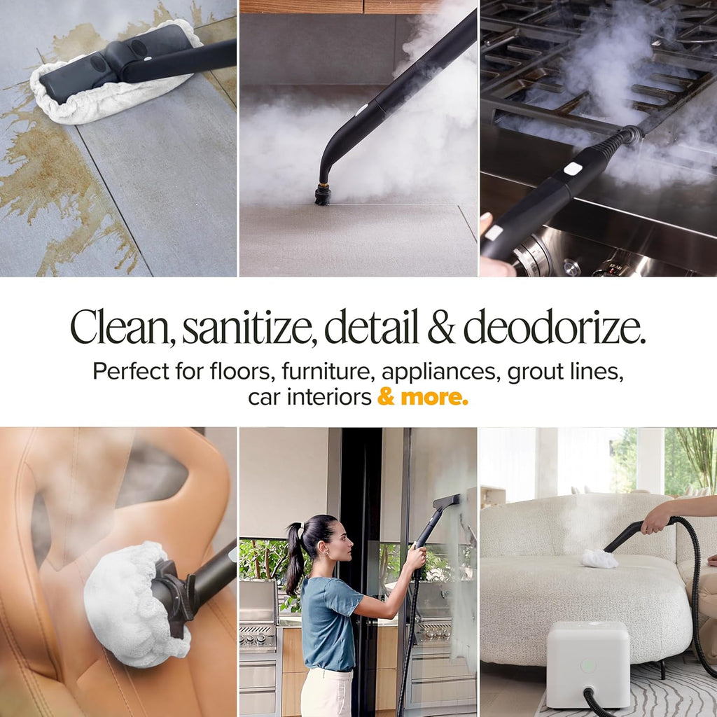 Dupray Neat Steam Cleaner, Multiuso, per la casa: pavimenti, mobili, auto e altro (Steam Cleaner Spina UE)