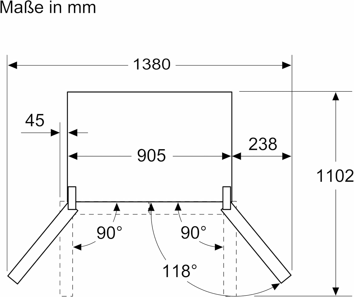 Frigorifero Multic дверный SIEMENS KF96NVPEA iQ300, 183 x 91 cm, 405 L di refrigerazione e 200 L di congelamento, hyperFresh per una freschezza più duratura, noFrost per non sbrinare mai più, superCooling per un raffreddamento più rapido