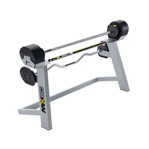 MX Select MX80 verstellbare Langhantel + Curlstange mit Stnder