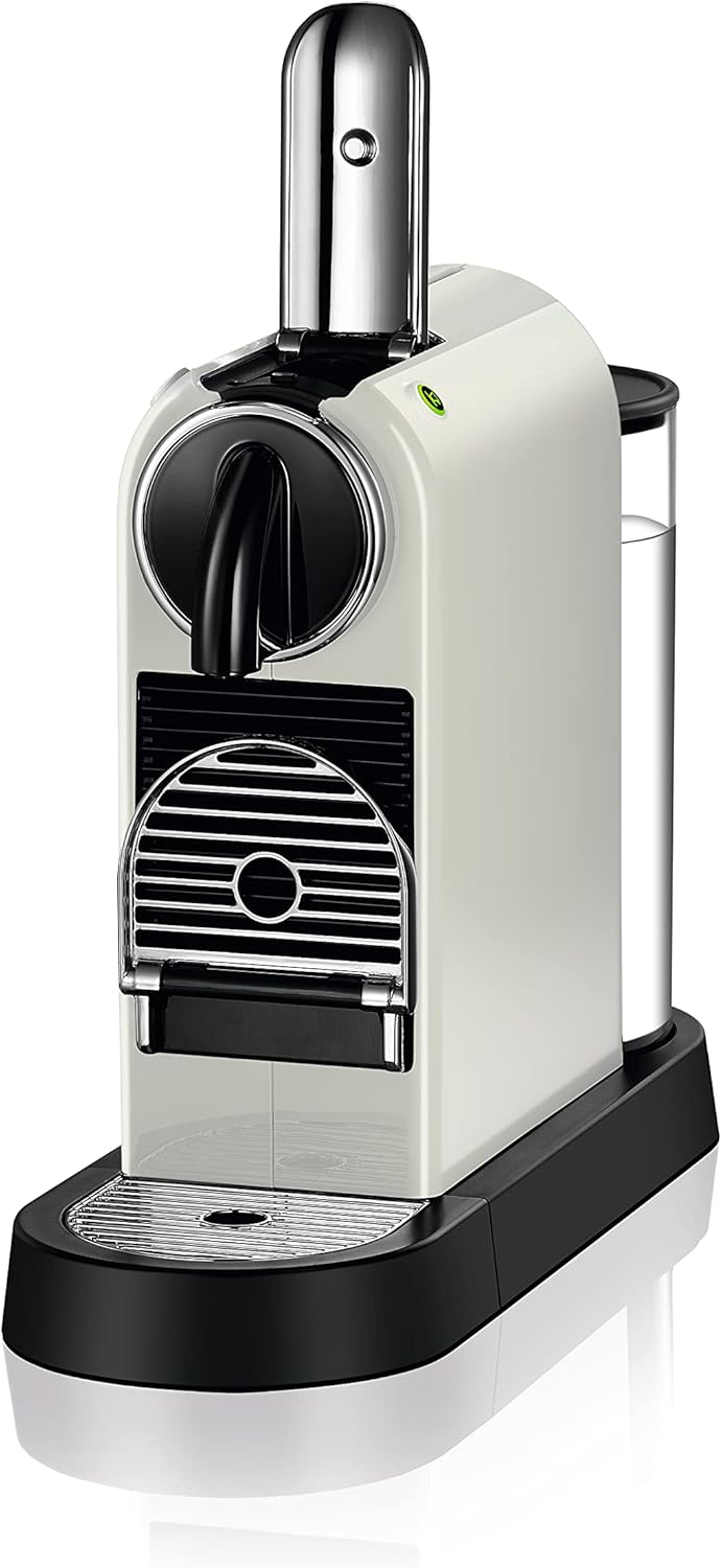 Nespresso De'Longhi EN267.BAE Citiz Macchina da Caffè con Montalatte, Funzione di Risparmio Energetico, 1710W, 1 Litro, 37.2 x 21.8 x 27.7 cm, Nero