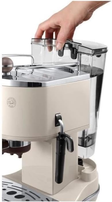 De'Longhi Icona Vintage ECOV 311.GR – Macchina da Caffè Espresso con Funzione Cappuccino, Design Retrò, con Montalatte Manuale, per Caffè in Polvere o Cialde E.S.E., Serbatoio dell’Acqua da 1,4 Litri, Verde