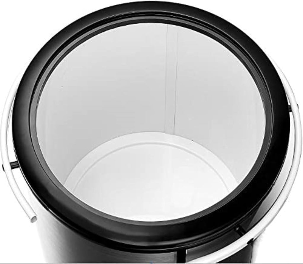 Fusto refrigerante Syntrox 50 l | Contenitore refrigerante | Fusto per bevande | Party cooler | Refrigeratore per bottiglie Salaron, per eventi, con coperchio in vetro, indicatore di temperatura, 75 Watt (Nero)